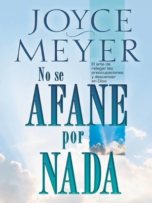 cover image of No se afane por nada